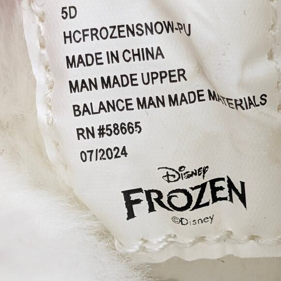 Disney's Frozen 2 Anna & Elsa Toddler Girls Faux Fur Winter Boots Size US5D EU20 - Picture 6 of 11